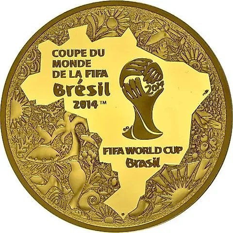 500 Euro 2014, FIFA World Cup in Brazil [France] Proof — 1
