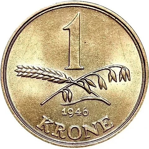1 Krone 1946 [Denmark] — 1
