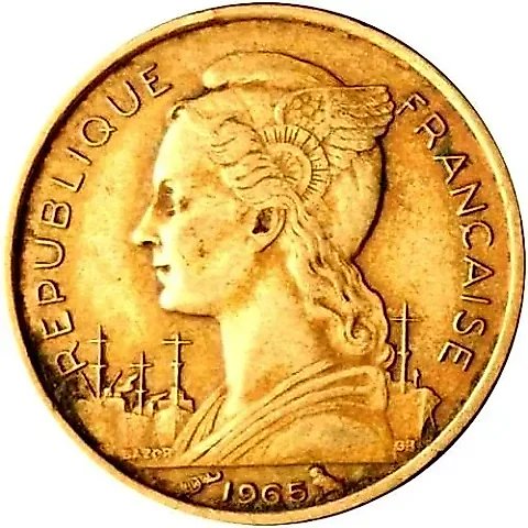 10 Francs 1965 [Djibouti / French Somaliland] — 1