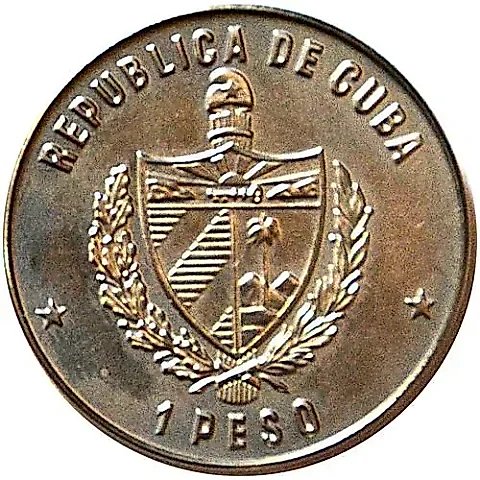 1 Peso 1988, 100th Anniversary of the Birth of José Raúl Capablanca /during a game/ [Cuba] — 1