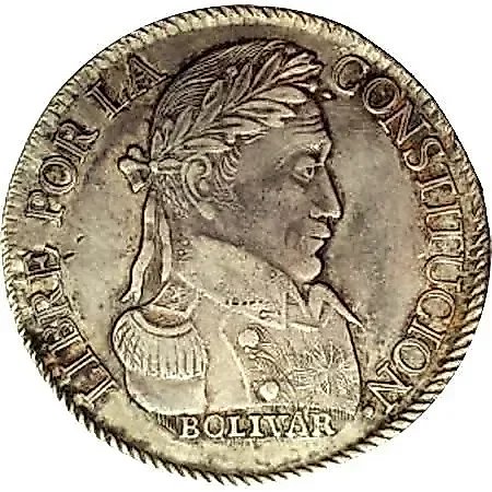 4 суэльдо 1827-1829 [Боливия] — 1