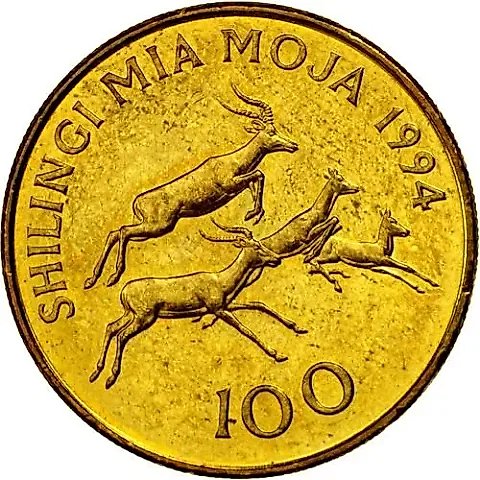 100 Shillings 1994 [Tanzania] — 2