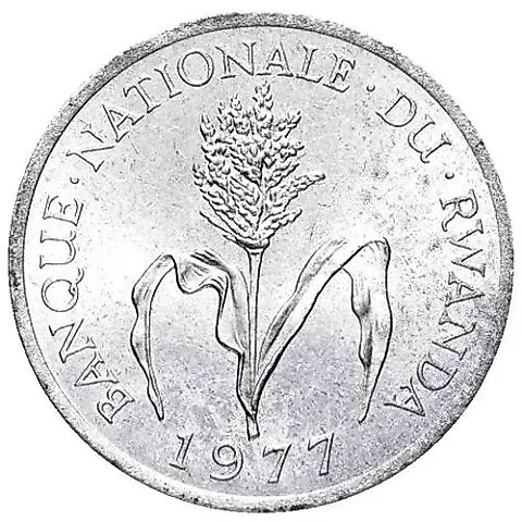 1 Franc 1977 [Rwanda] — 1