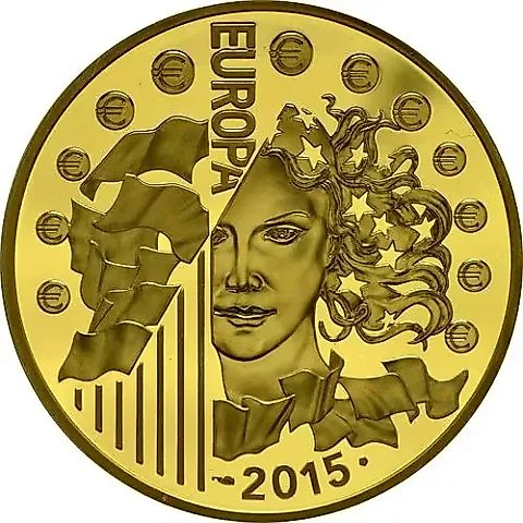 200 евро 2015, 70 лет мира в Европе [Франция] Proof — 1