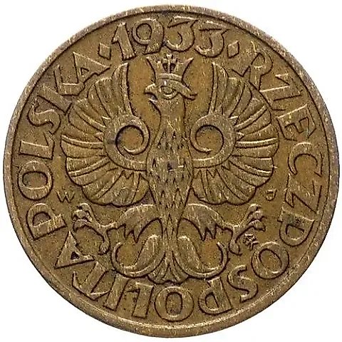2 гроша 1933 [Польша] — 1
