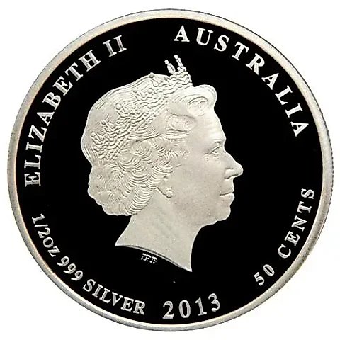50 Cents 2013, Rainbow Lorikeet [Australia] Proof — 1