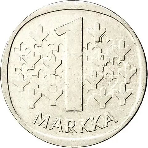 1 марка 1981, К [Финляндия] — 1