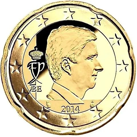 20 Euro Cents 2014-2019 [Belgium] — 1