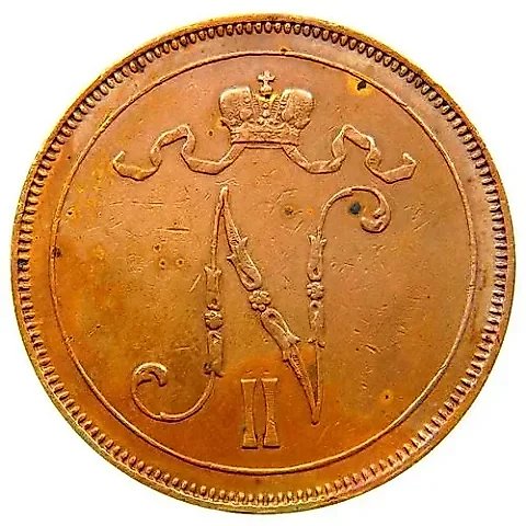 10 Pennia 1895-1917 [Finland] — 1