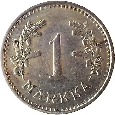 1 Markka 1933, S [Finland] — 1