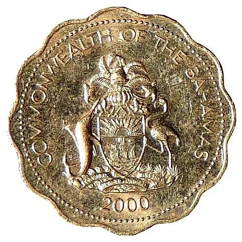 10 центов 2000 [Багамские Острова] — 1