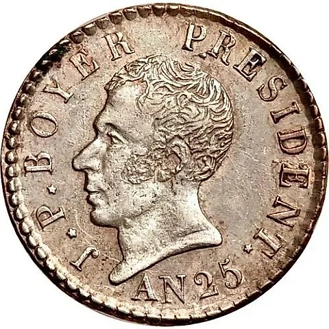 25 сантимов 1827-1834 [Гаити] — 1