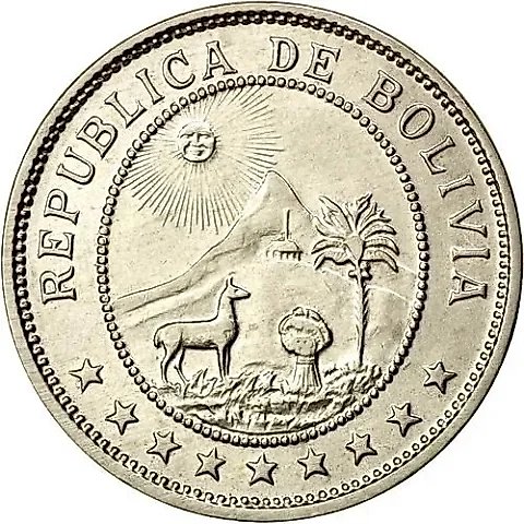50 сентаво 1939 [Боливия] — 1