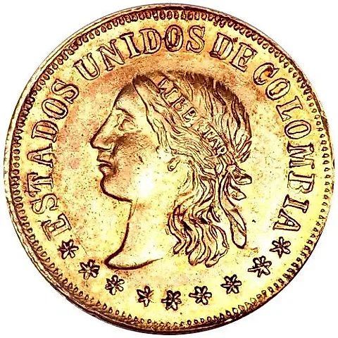 2 Pesos 1863 [Colombia] — 1