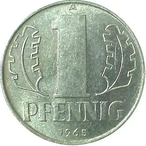 1 Pfennig 1965, A [Germany / GDR] — 1