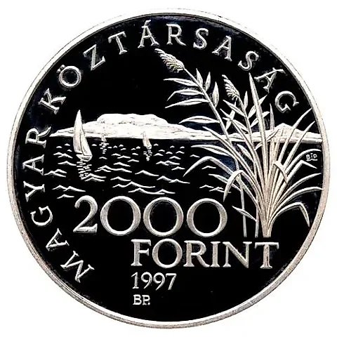 2000 Forints 1997, Old Balaton Ships - "Helka" & "Kelen" [Hungary] — 1