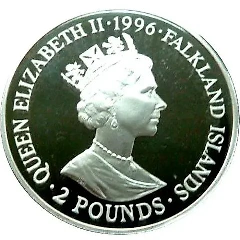 2 Pounds 1996, Royal Heritage - Charles I [Falkland Islands] — 1