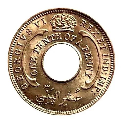 1/10 пенни 1944 [Британская Западная Африка] — 1