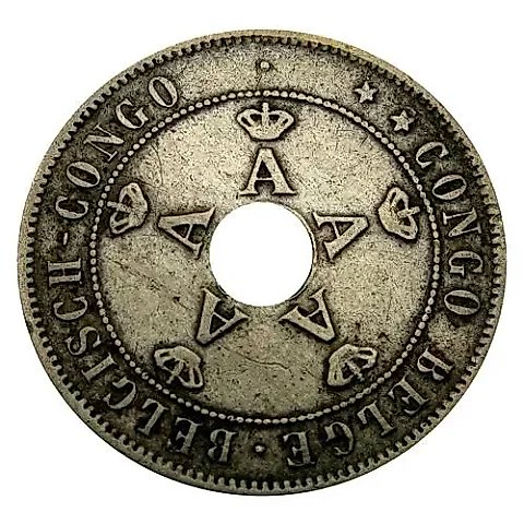 20 Centimes 1910 [Democratic Republic of the Congo / Belgian Congo] — 1
