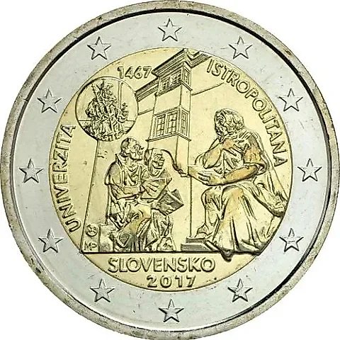 2 Euro 2017, 550 Years of the Academia Istropolitana [Slovakia] — 1