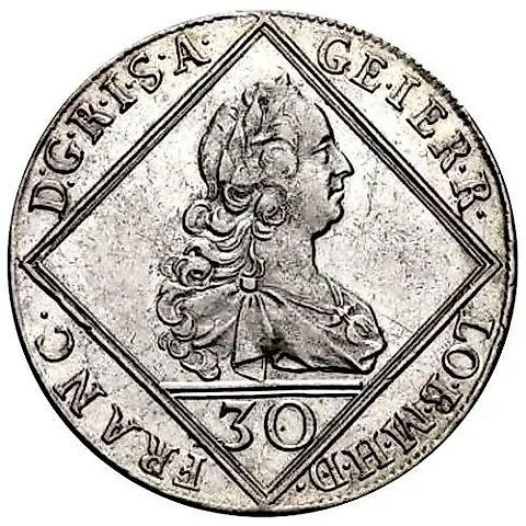 30 Kreuzer 1751-1765 [Austria] — 1