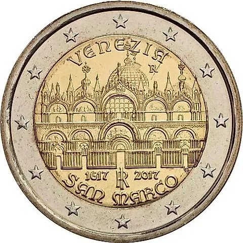 2 Euro 2017, St. Mark's Basilica [Italy] — 1