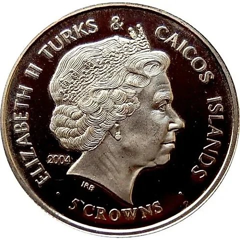 5 Crowns 2004, British Crown Jewels - The Sovereign's Orb [Turks and Caicos] — 1
