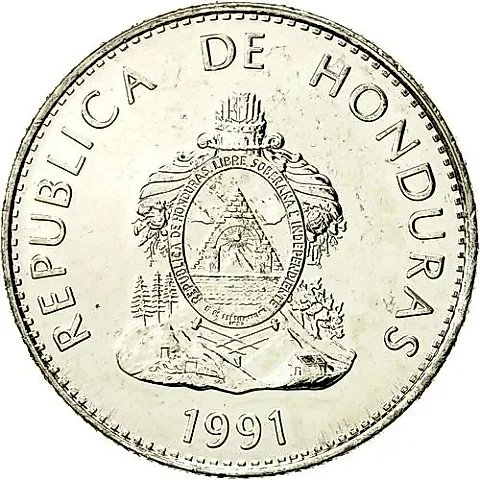 50 Centavos 1991 [Honduras] — 1