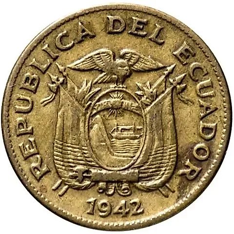 5 сентаво 1942 [Эквадор] — 1