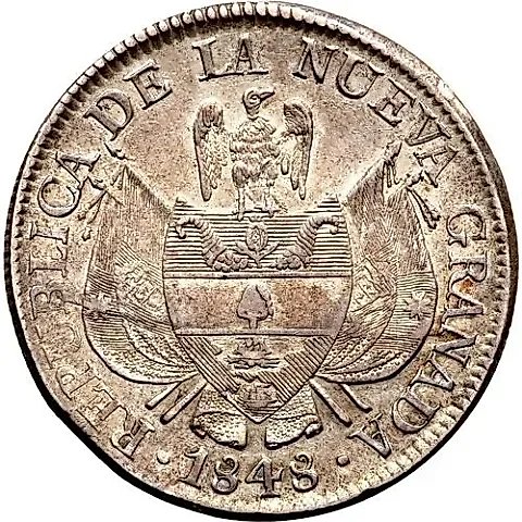 10 Reales 1847-1849 [Colombia] — 1