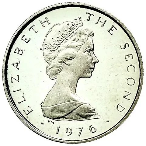 ½ Penny 1976-1979, Silver [Isle of Man] — 1