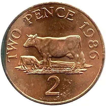 2 Pence 1986 [Guernsey] — 1