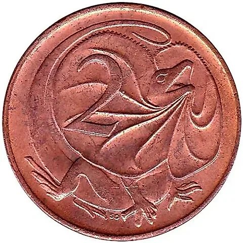 2 цента 1966 [Австралия] — 2