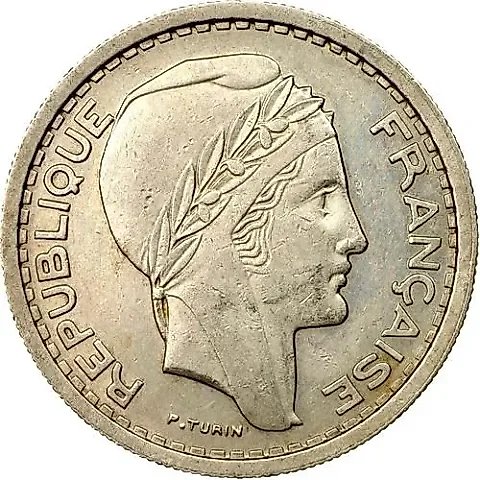 20 Francs 1956 [Algeria] — 1