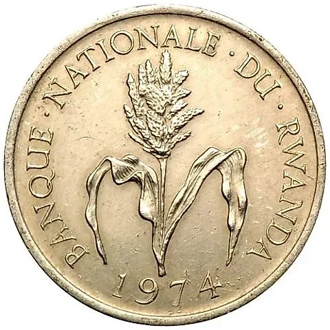 1 франк 1974 [Руанда] — 1