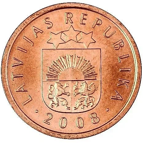 1 Santims 2008 [Latvia] — 1