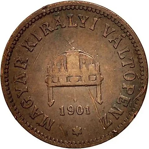 2 Fillér 1901 [Hungary] — 1
