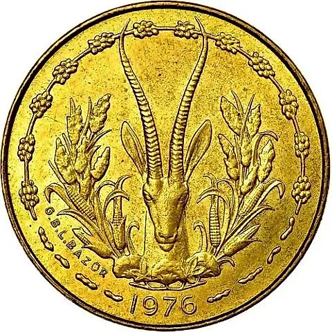 5 Francs 1976 [West Africa (BCEAO)] — 1