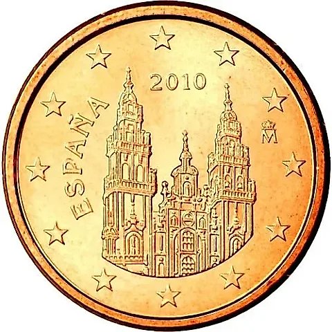 1 евроцент 2010-2019 [Испания] — 1