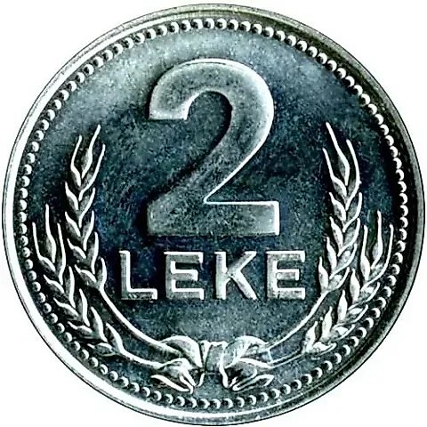 2 Lekë 1989 [Albania] — 1