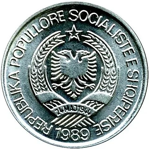 2 Lekë 1989 [Albania] — 2
