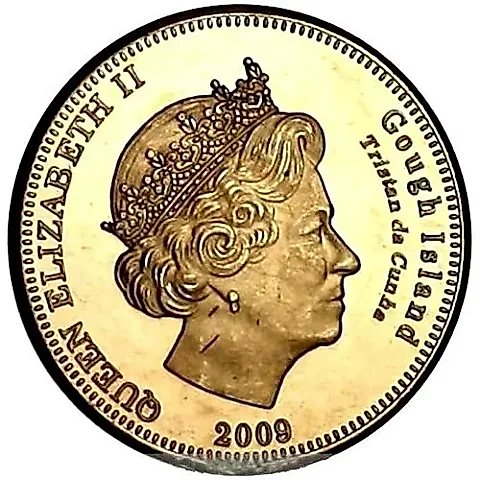 20 пенсов 2009, Тристан-да-Кунья [остров Гоф / Острова Святой Елены, Вознесения и Тристан-да-Кунья] — 1