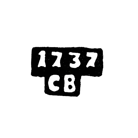 Годовое клеймо Москвы - 1737-1740 гг.