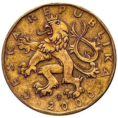 20 крон 2000, Смена тысячелетия - 2000 год [Чехия] — 1