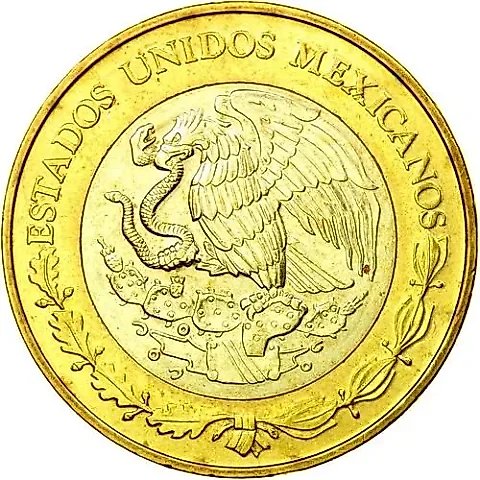 10 Pesos 2001, Millennium Change - Year 2000 [Mexico] — 1