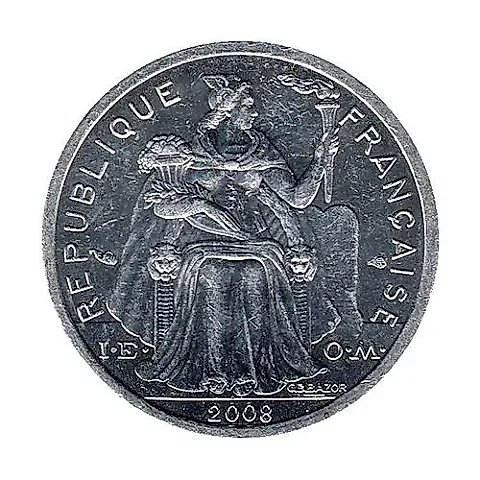 1 Franc 2008 [French Polynesia] — 1