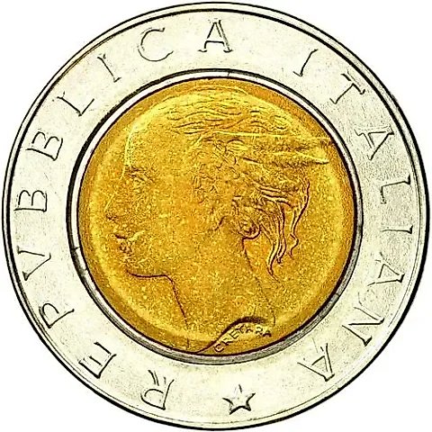 500 Lire 1994, Pacioli [Italy] — 1