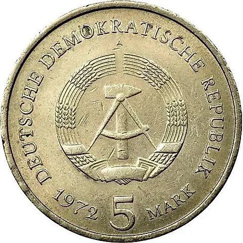 5 Mark 1972, Meissen [Germany / GDR] — 1