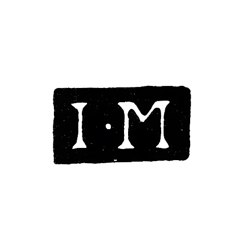 Клеймо мастера Миллис Иоганн - Ленинград - инициалы "I-M"