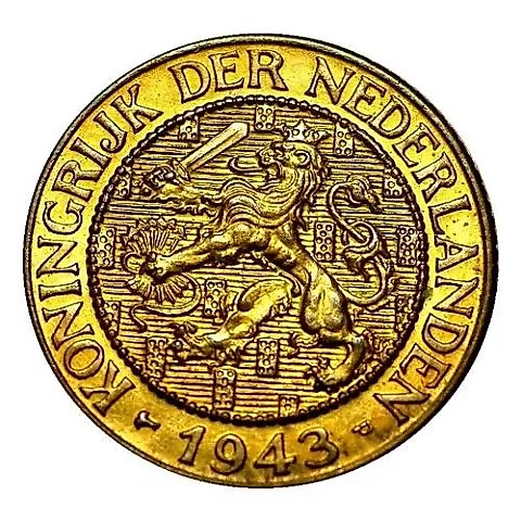 1 цент 1943 [Суринам] — 1